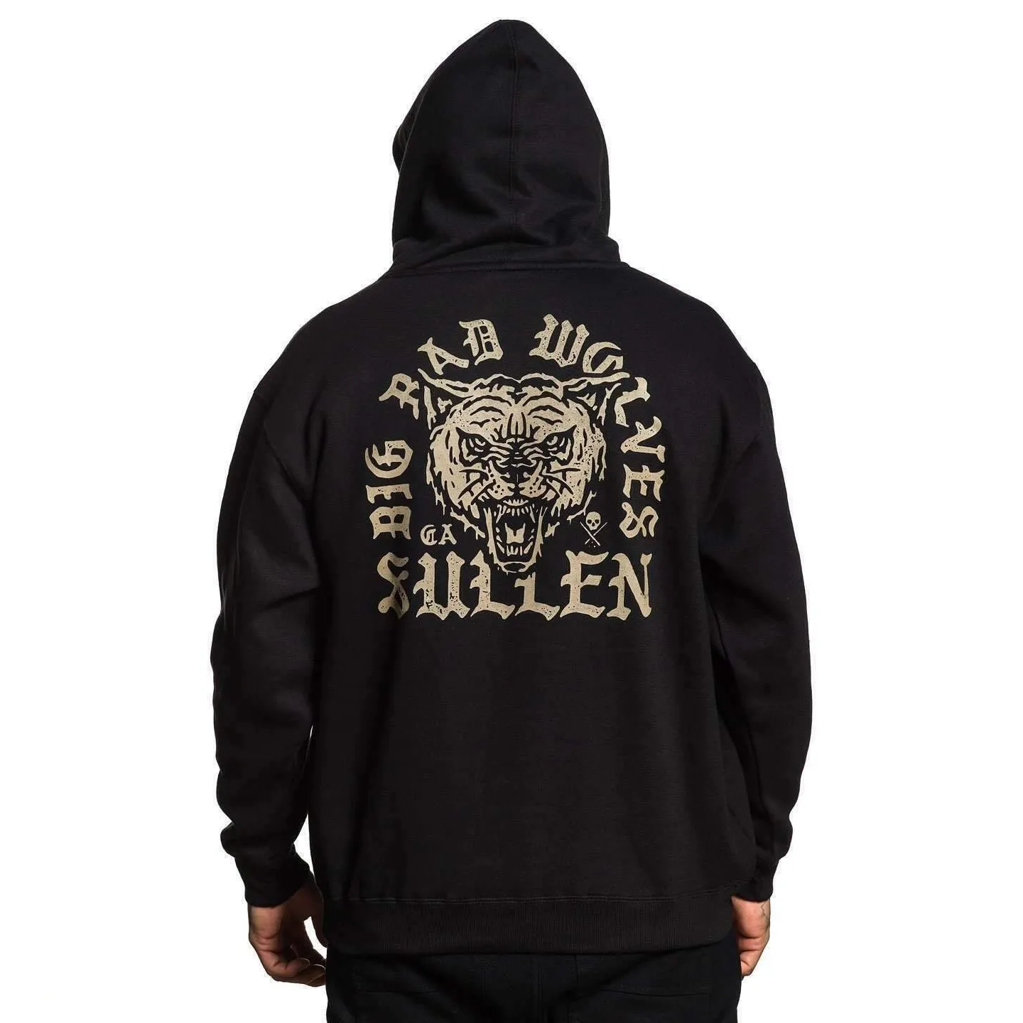 Big Bad Wolves Mens Zipped Hoodie