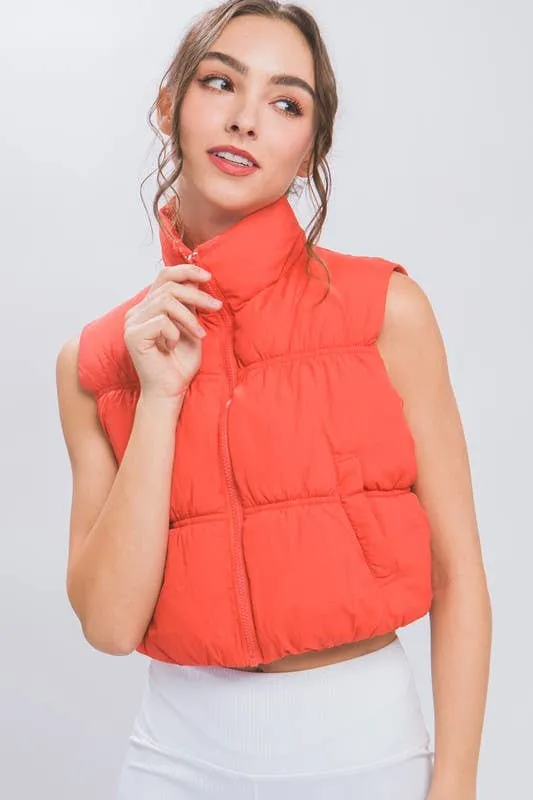 Black Puffer Vest