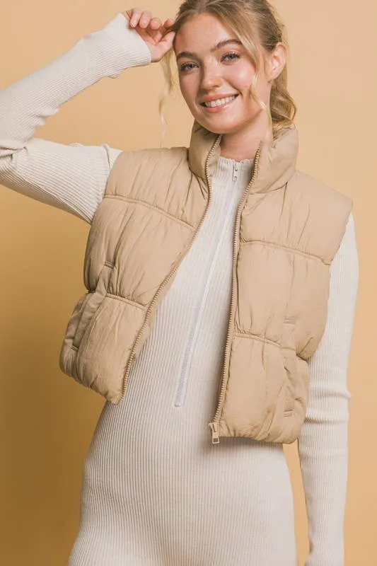 Black Puffer Vest