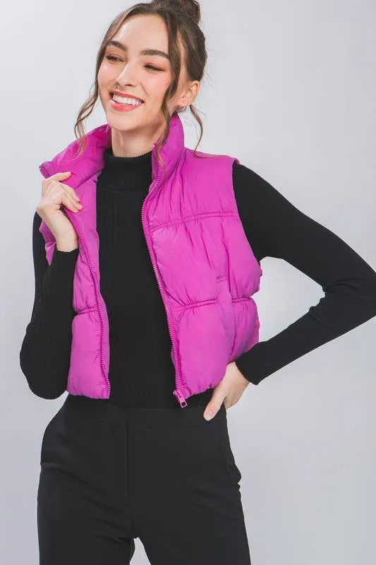 Black Puffer Vest