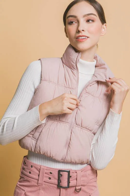 Black Puffer Vest