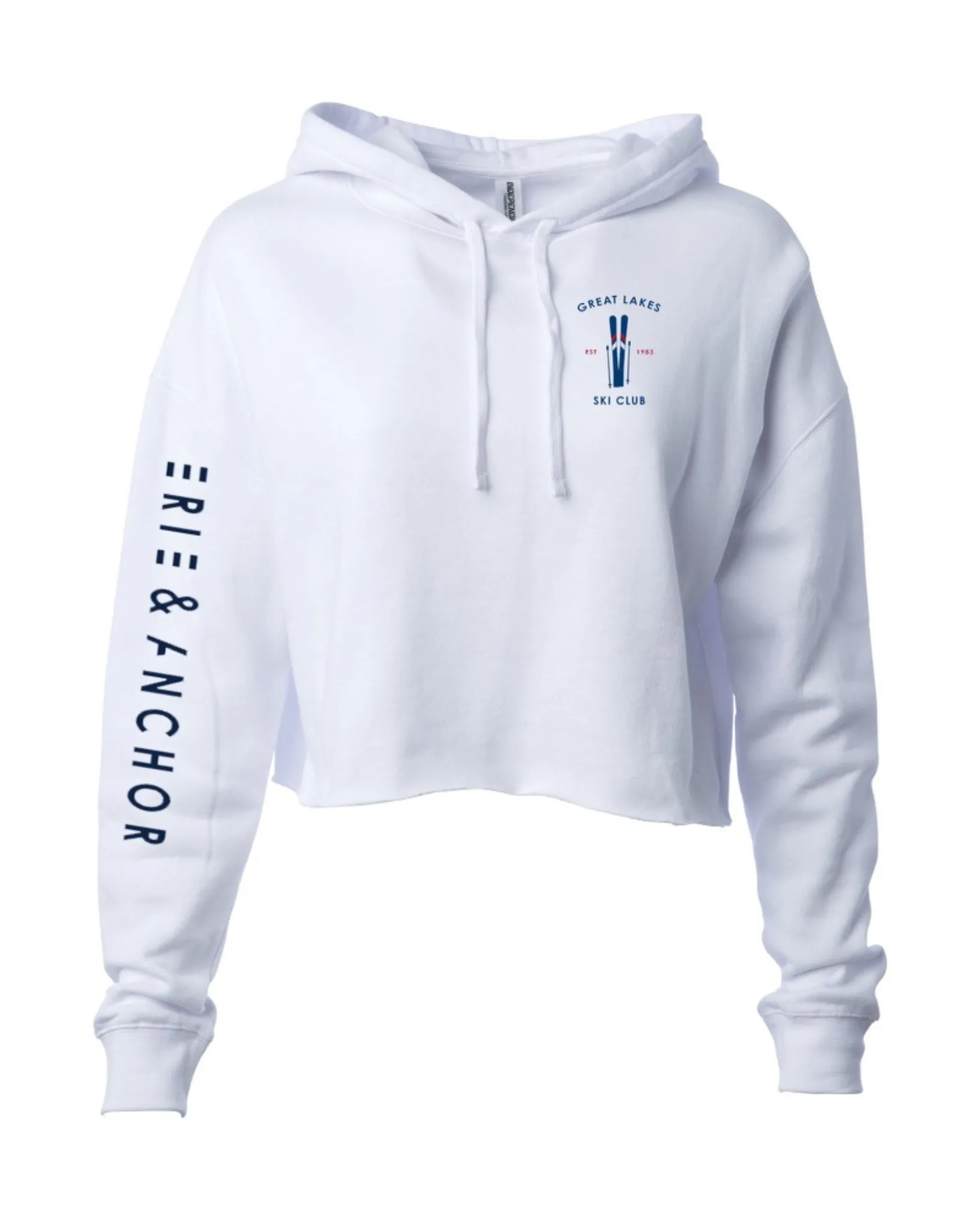 FINAL SALE Winter Games Ski Cropped Hoodie