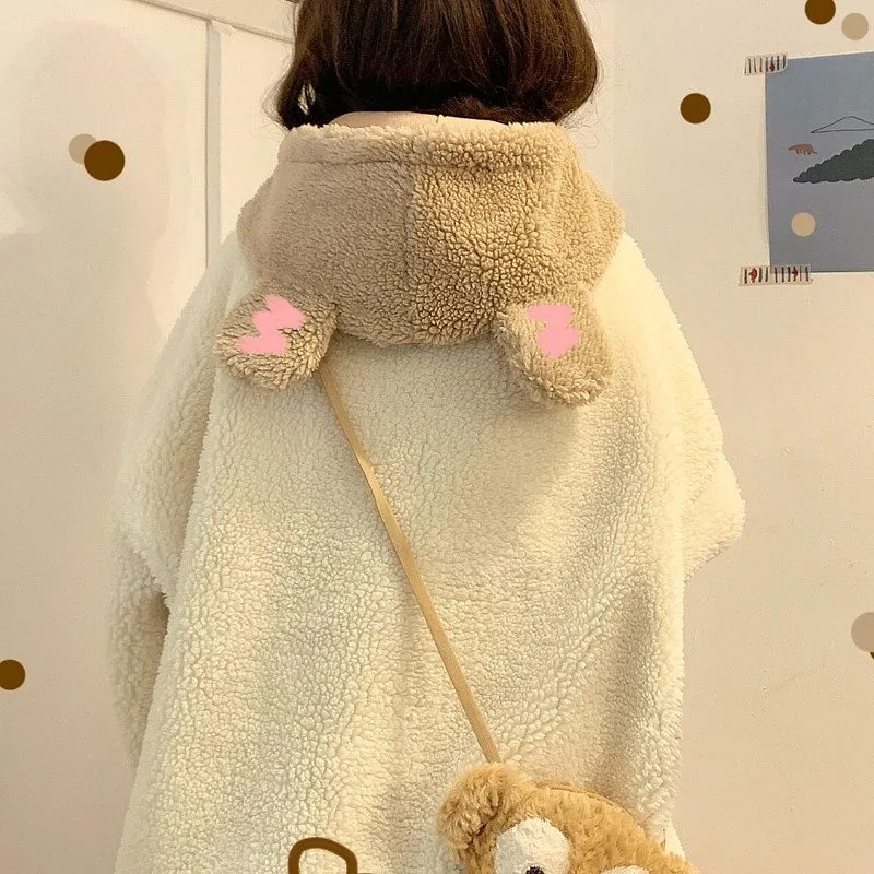 Kawaii Loose Cute Bear Hoodie