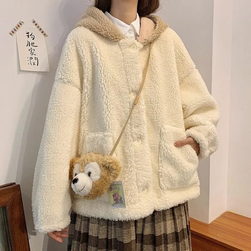 Kawaii Loose Cute Bear Hoodie