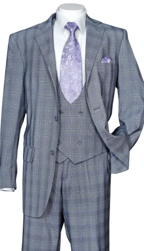 Milano Moda 5702v6-GR Mens Suit