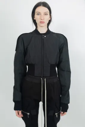 Rick Owens Women Collage Bomber Black