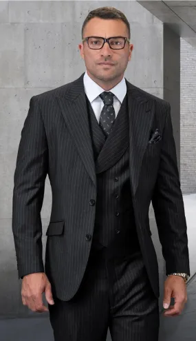 Statement  Balini-BLK Mens Suit