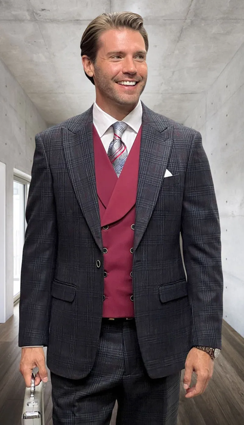 Statement  SORENTO-BK Mens Suit